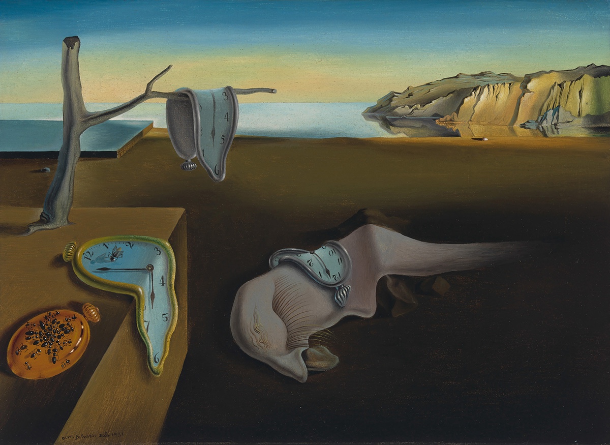 Salvador Dalí, <em>The Persistence of Memory</em>, 1931. 