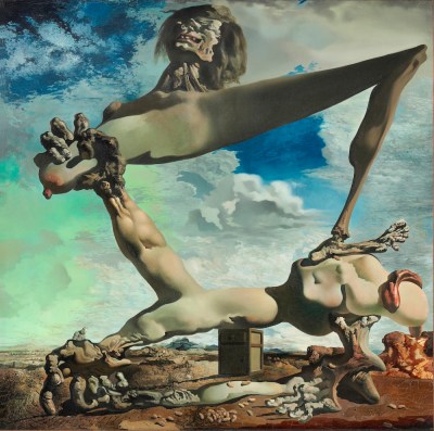 Salvador Dalí, Soft Construction with Boiled Beans (Premonition of Civil War),1936