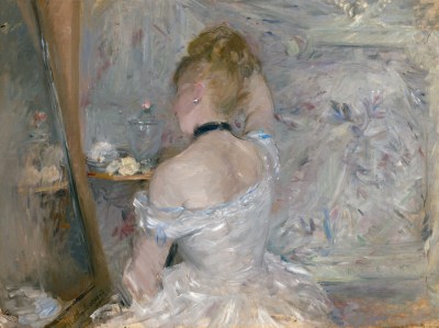 Berthe Morisot, Femme à sa toilette, 1875