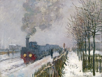 Claude Monet, Le Train dans la neige, 1875