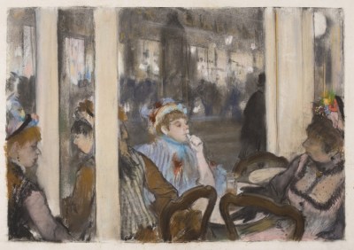 Edgar Degas, Femmes à la terrasse d’un café le soir, 1877