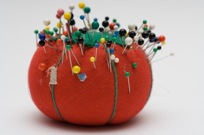 Stuffed Tomato Pin Cushion.