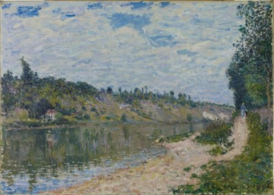 Alfred Sisley, Les Coteaux de la Celle, vue de Saint-Mammès, 1884