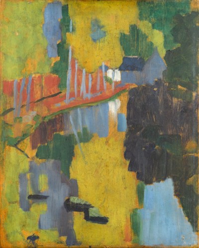 Paul Sérusier, Le Talisman (Paysage au Bois d'Amour), 1888