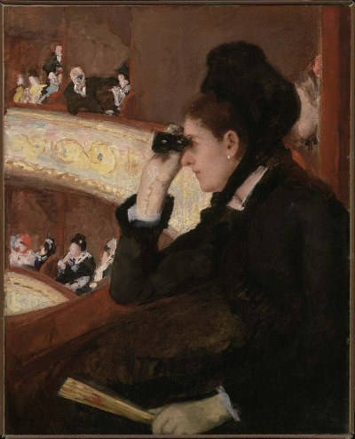 Mary Cassatt, In the Loge, 1877–78