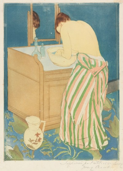 Mary Cassatt, Woman Bathing, 1890–91